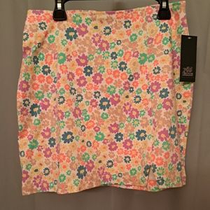 NWT Floral skirt